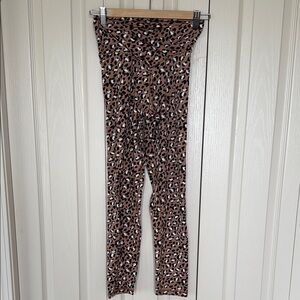 American Eagle Leopard Print Crossover Leggings
